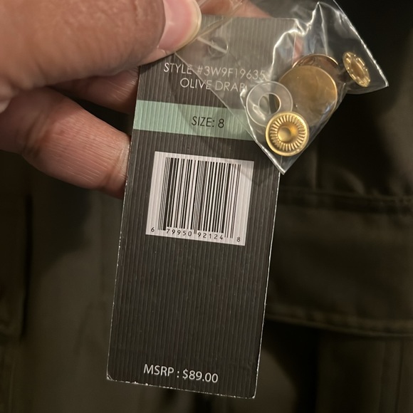 Sharagano Olive dress - Picture 4 of 4